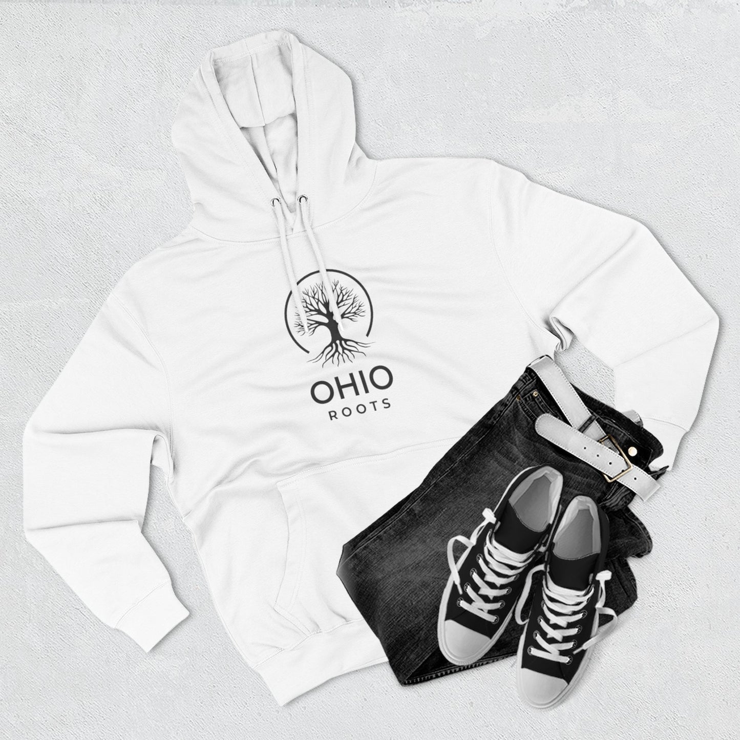 Ohio Roots Three-Panel Fleece Hoodie