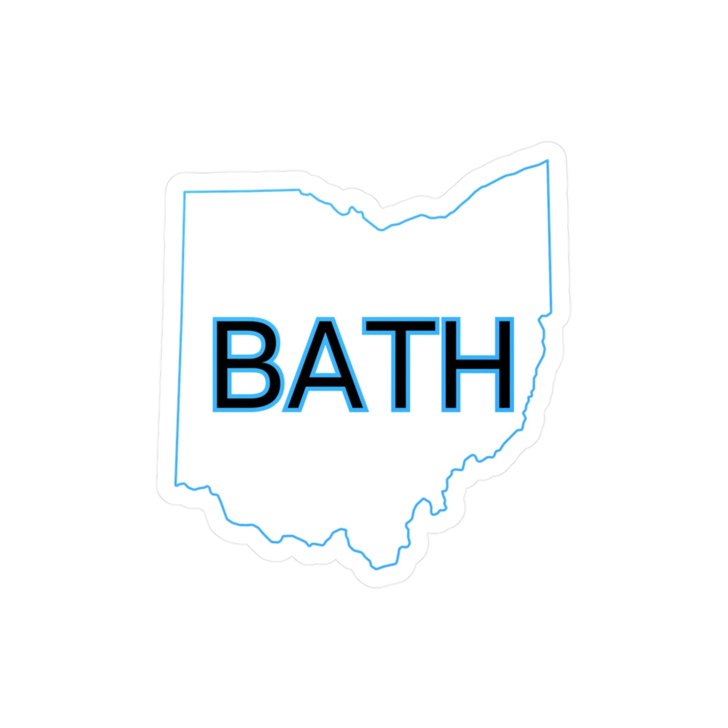 Bath Vinyl Decal