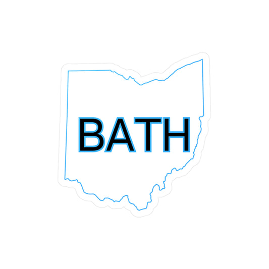 Bath Vinyl Decal