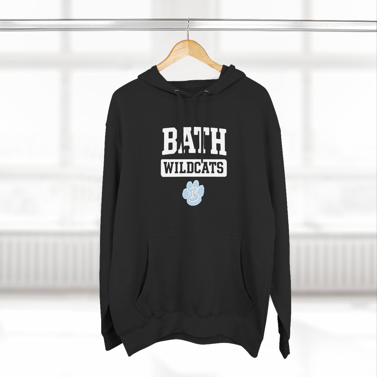 Bath Three-Panel Fleece Hoodie