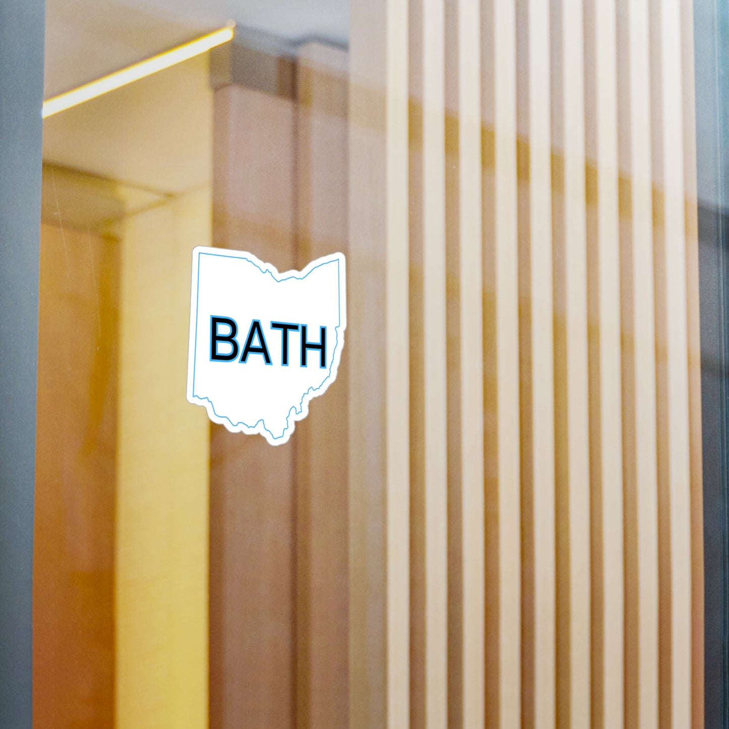 Bath Vinyl Decal