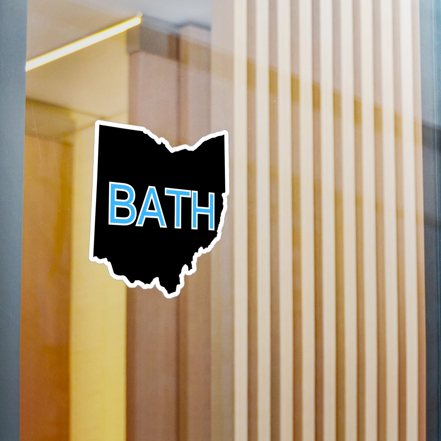 Bath Block Vinyl Decals