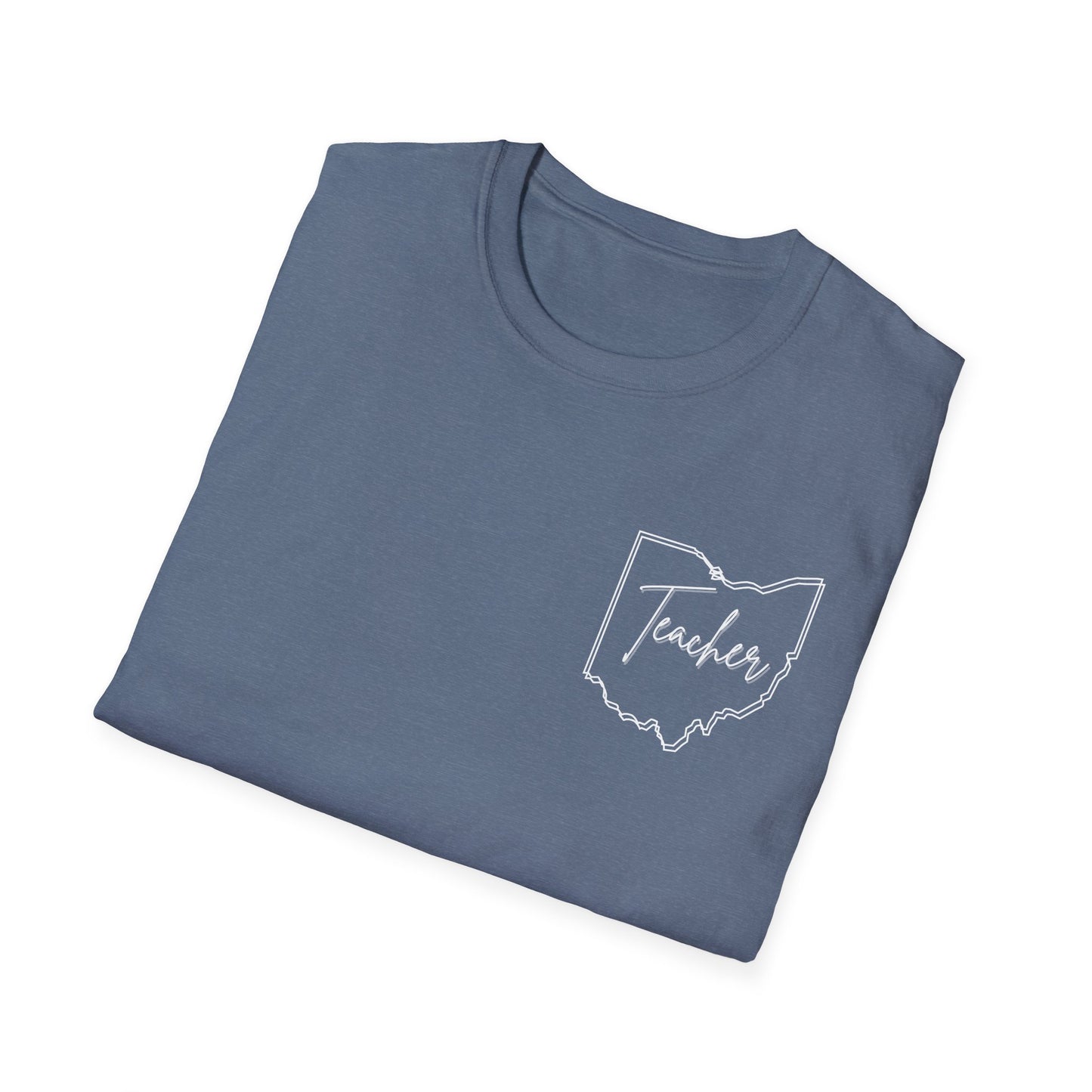 Teach Ohio shaped Logo Shirt