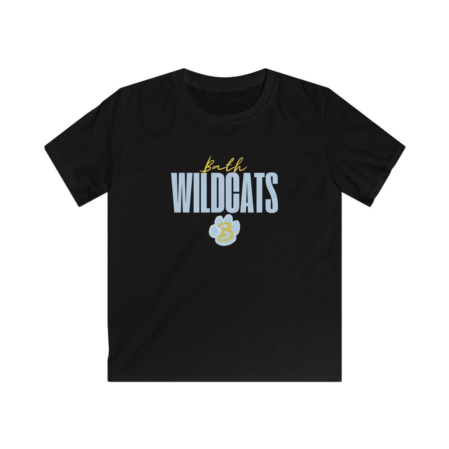 Kids Bath Wildcats Softstyle Tee