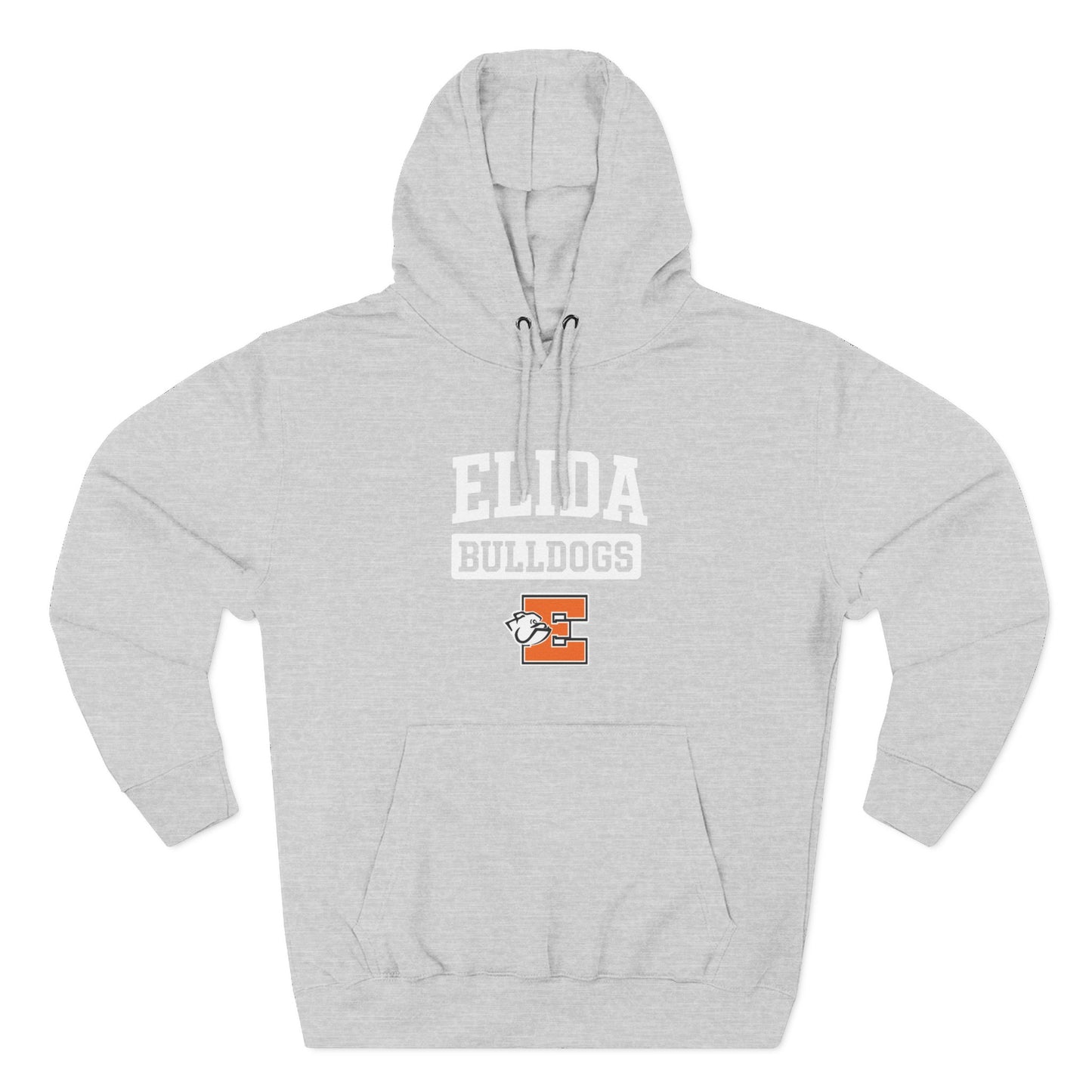 Elida Three-Panel Fleece Hoodie