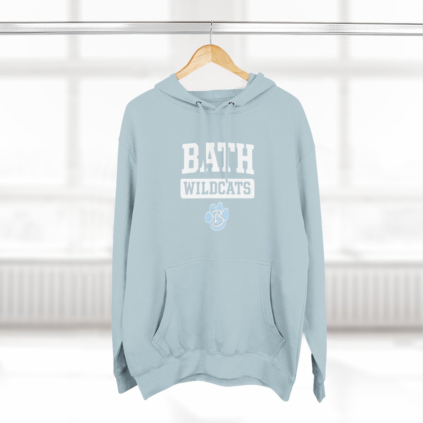 Bath Three-Panel Fleece Hoodie