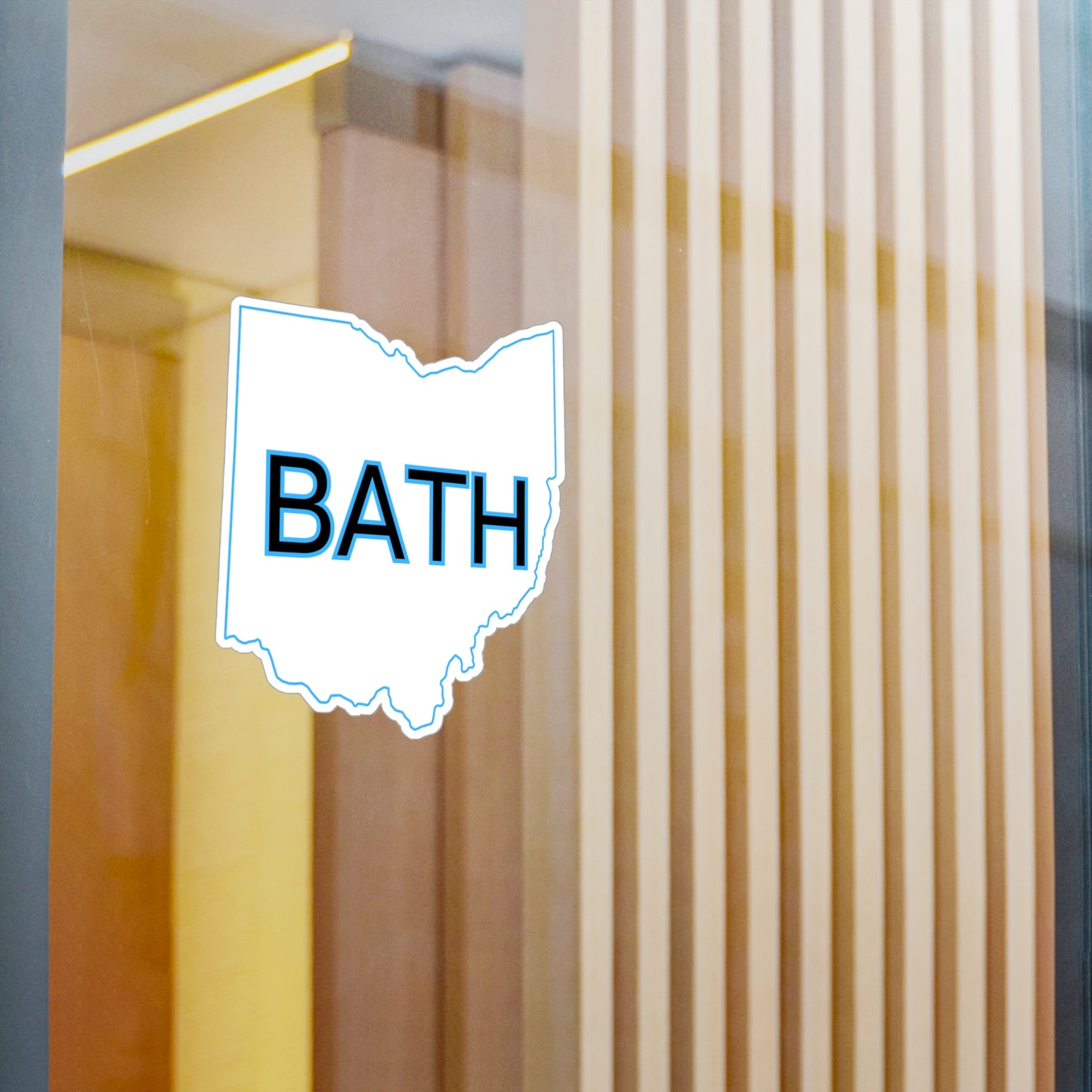 Bath Vinyl Decal