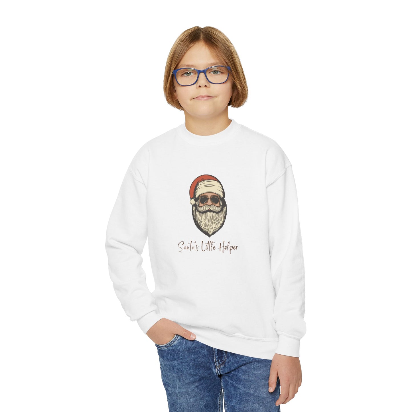 Youth Santa Helper Crewneck