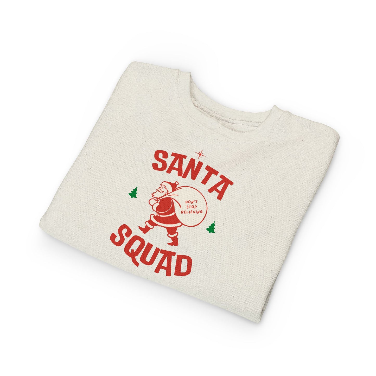 Toddler Santa Squad Rabbit Skins Crewneck