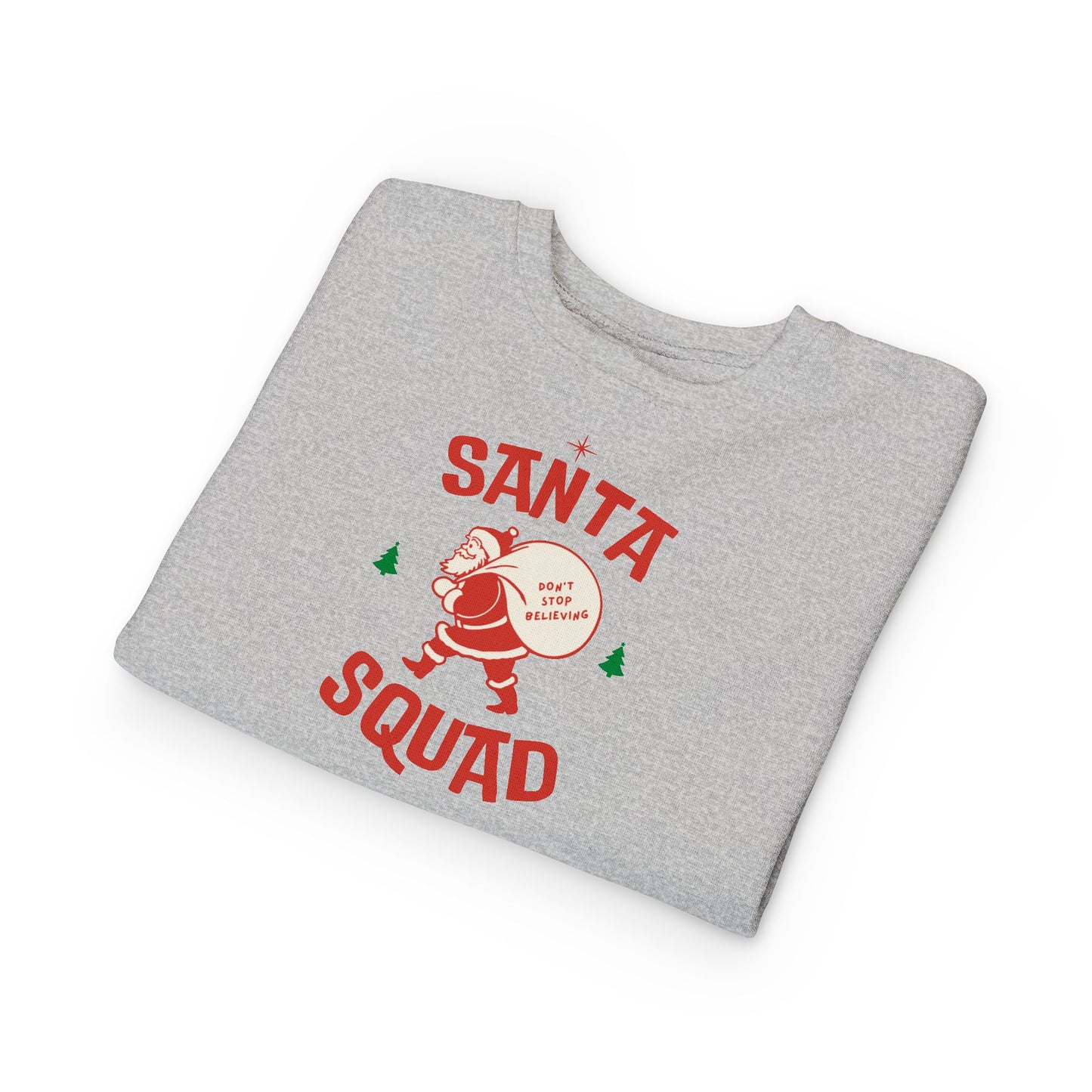 Toddler Santa Squad Rabbit Skins Crewneck