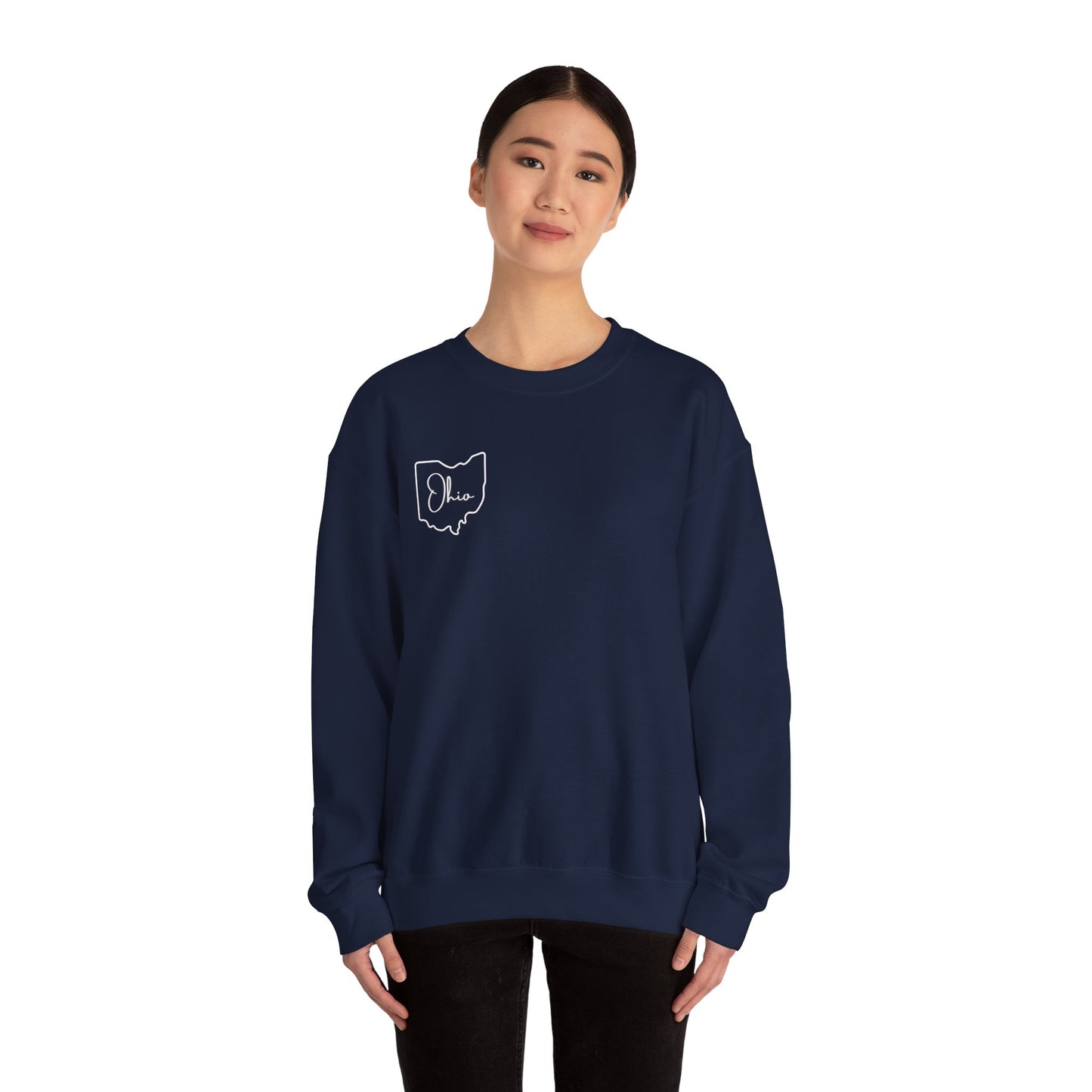 Ohio Outline Crewneck Sweatshirt