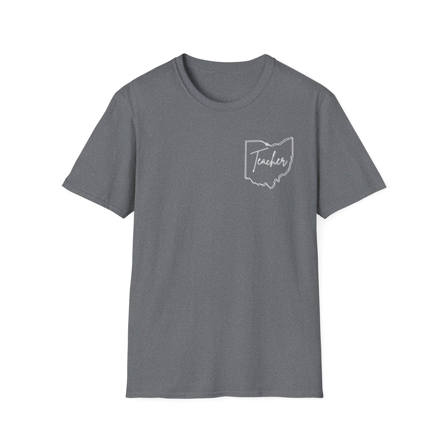 Teach Ohio shaped Logo Shirt