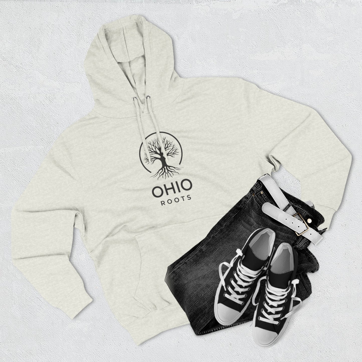Ohio Roots Three-Panel Fleece Hoodie