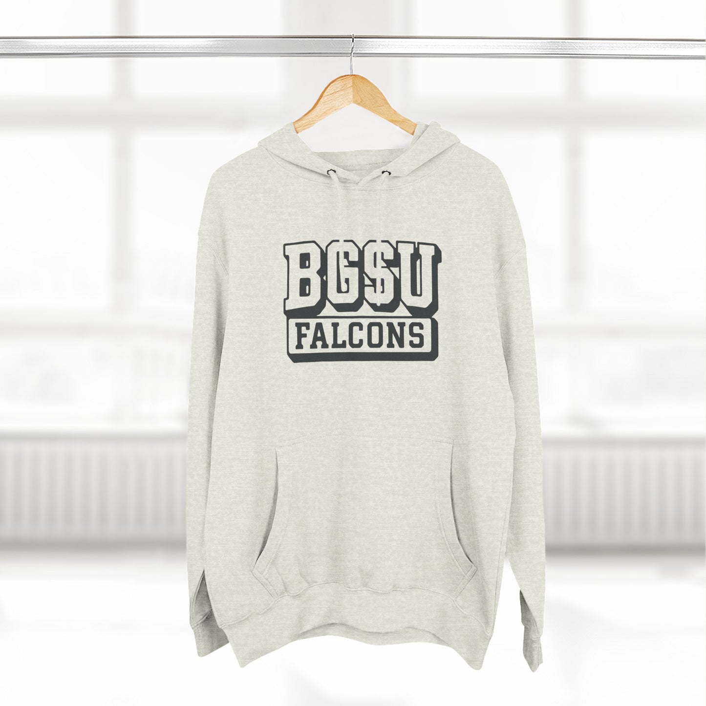 BGSU Three-Panel Fleece Hoodie