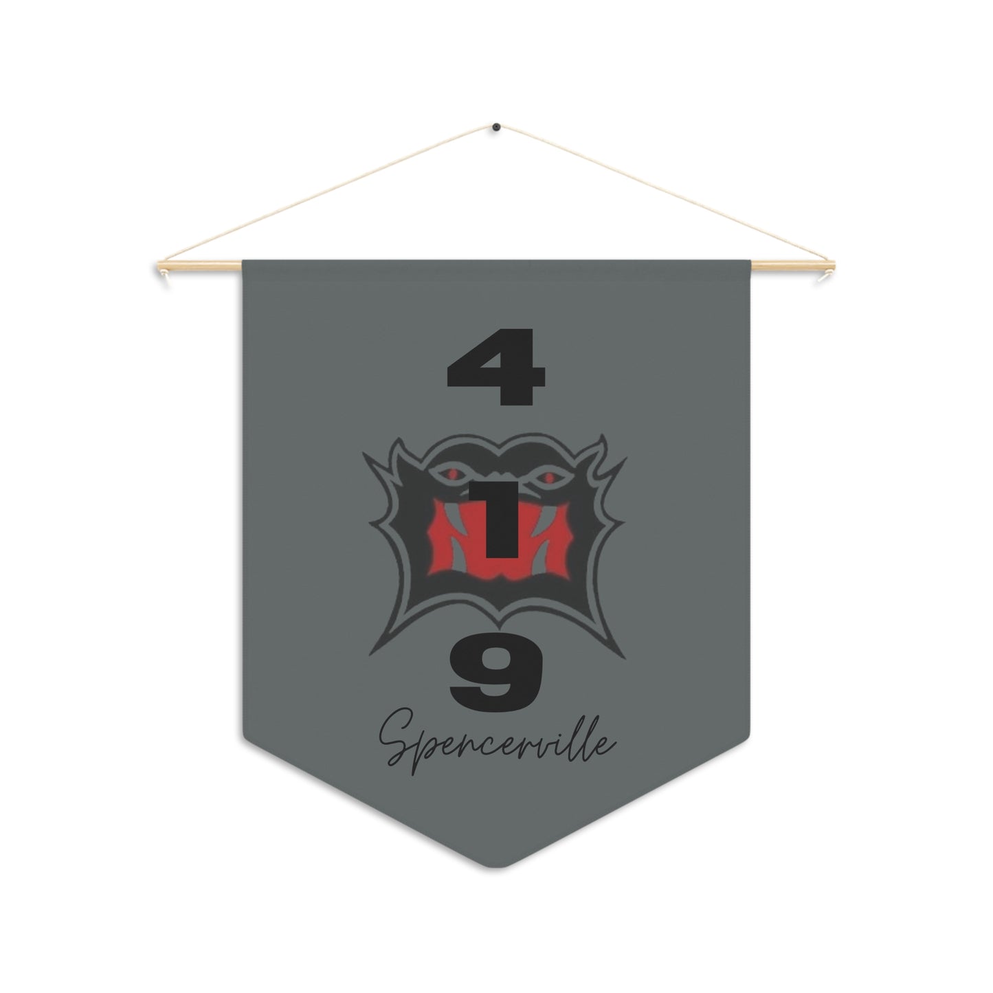 Spencerville Dark Grey Pennant